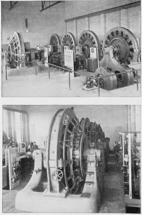 THE  LATEST  VIEWS  OF  THE  ROTARY  CONVERTERS  OF  THE  PITTSBURGH  REDUCTION COMPANY  AT  NIAGARA  FALLS.