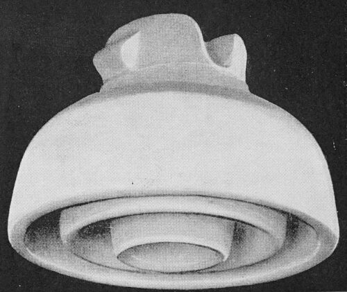 STECIAL  PORCELAIN  �DOUBLE-PETTICOATED�  INSULATOR  FOR  HIGH-TENSION  TRANSMISSION  LINES,  SUPPLIED  BY  THE  GENERAL  ELECTRIC  CO., NEW  YORK.