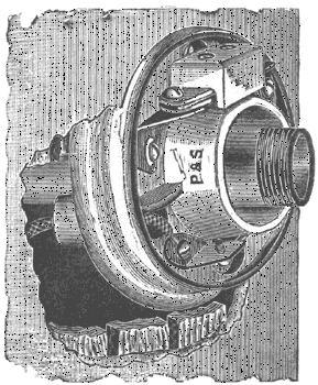 FIG. 1. � THE P. & S. OUTLET INSULATOR.