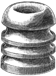 NEW PORCELAIN INSULATOR.