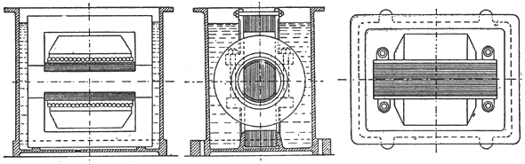 FIG. 1. EXPERIMENTS WITH HIGH TENSION CURRENTS.
