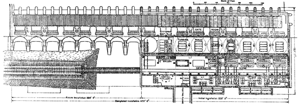 FIG. 6. � PLAN SHOWING GENERAL ARRANGEMENT OF PLANT.
