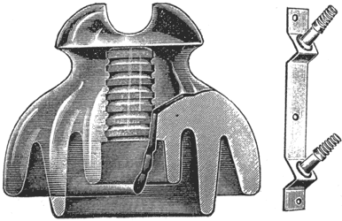 FIGS 1. AND 2. LOCKE INSULATING DEVICES.