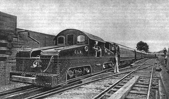 FIG. 1. CENTRAL LONDON UNDERGROUND RAILWAY. � ELECTRIC LOCOMOTIVE WITH TRAIN.