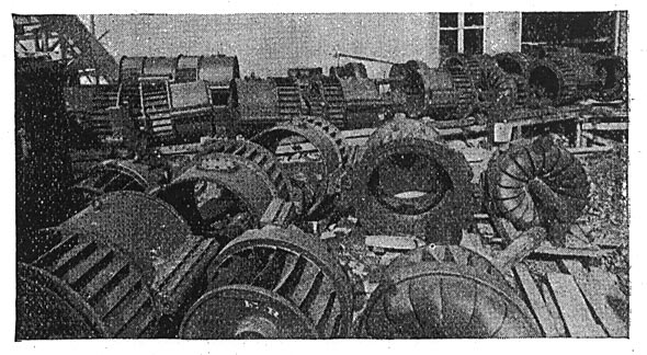 FIG. 11. � TURBINES BEFORE INSTALLATION.