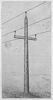 FIG. 4. WORK OF THE TELLURIDE POWER COMPANY. � SAMPLE OF ALL-WOOD CONSTRUCTION.