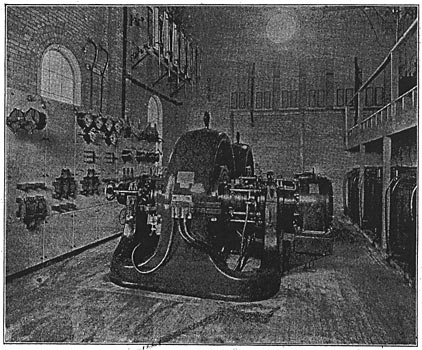 FIG. 8. GRAND RAPIDS, HOLLAND AND LAKE MICHIGAN RAPID RAILWAY. � INTERIOR OF ZEELAND SUB-STATION.