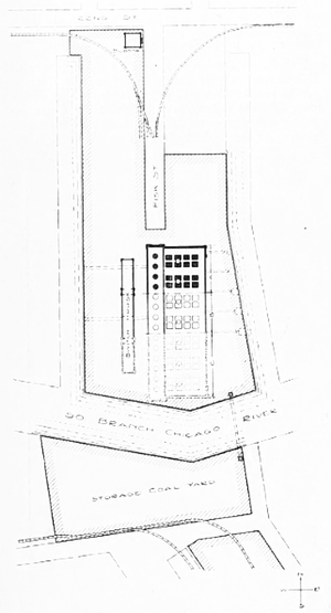 FIG. 2. PLOT OF THE FISK STREET PROPERTIES OF COMMON-WEALTH ELECTRIC COMPANY.