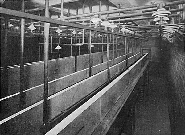 FIG. 13. BUS-BAR COMPARTMENT IN FISK STREET HOUSE.