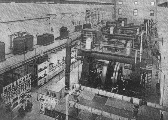 FIG. 1. INDEPENDENT ELECTRIC PLANT IN SAN FRANCISCO. � GENERAL VIEW OF ENGINE ROOM.