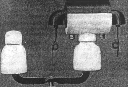 FIG. 2. PUPIN TELEPHONE LOAD COILS. � OVERHEAD ARRANGEMENT.