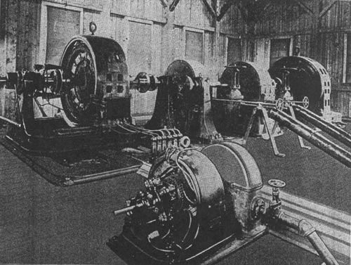 ELECTRICITY IN PLACER MINING AT BRECKENRIDGE, COLO. � INTERIOR OF GENERATING STATION.