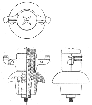 FIG. 1. ARNOLD SINGLE-PHASE SYSTEM. � SPECIAL INSULATOR.