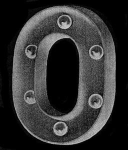 FIG 1. FIREPROOF PORCELAIN SIGN LETTER.