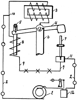 FIG. 1. DIAGRAM OF CONNECTIONS OF SERIES ARC CUT-OUT.