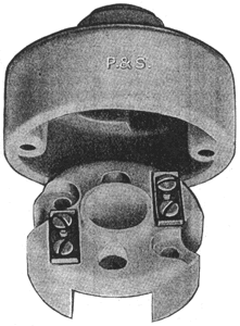 FUSELESS ROSETTE FOR CONCEALED WORK.