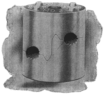 SPLIT PORCELAIN INSULATOR.