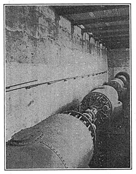 FIG. 3. � VIEW IN THE WHEEL PIT.