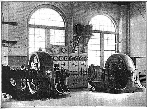 FIG. 10. � MOTOR-GENERATORS IN MAIN STATION.