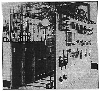 FIG. 15. � SWITCHBOARD IN MAIN STATION.
