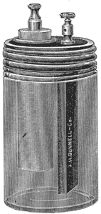 FIG. 2. � THE FULLER MERCURY-BICHROMATE BATTERY.
