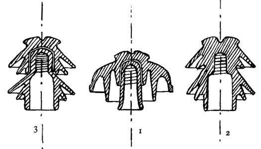 FIG. 1.�TYPES OF INSULATORS.