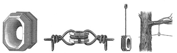 FIGS. 1, 3, 2 AND 4. � THE "VICTOR" SPLIT INSULATOR.