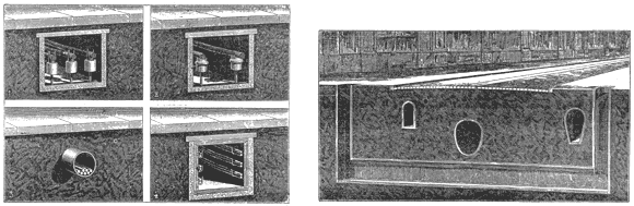 FIGS. 1, 2, 3, 4, AND 5. � THE NEW ELECTRICAL SUBWAYS OF PARIS, FRANCE.